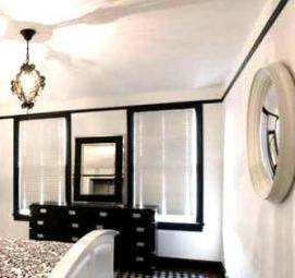 черно белые бумажные обои - тип 1