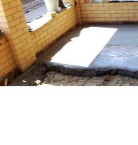 черновая стяжка пола - вариант 1