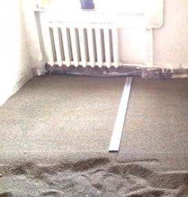 черновая стяжка пола - вариант 3