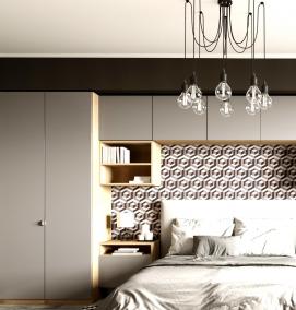 черные флизелиновые обои - модель 3