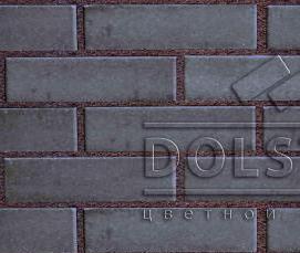 черный облицовочный кирпич - модель 4