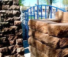 черный огнеупорный кирпич - вариант 2