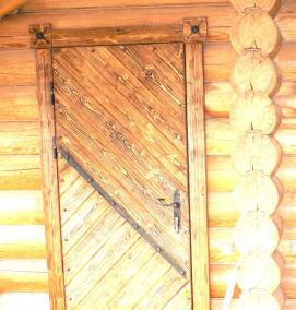 чугунные двери для бани - тип 1