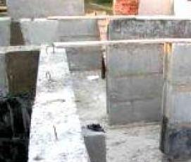 цокольные керамзитобетонные блоки - модель 4