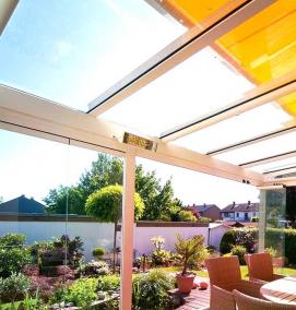 цветной поликарбонат для беседки - модель 1