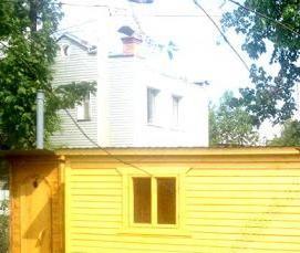 Дачная бытовка с верандой - тип 4