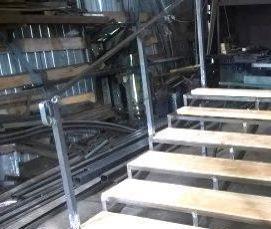 Дачные металлические лестницы - тип 1