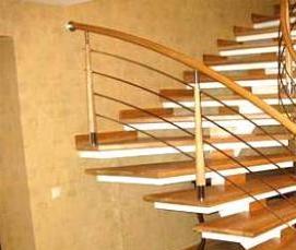 Дачные металлические лестницы - тип 4