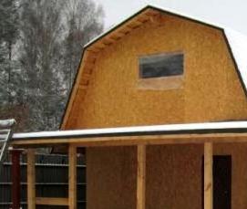 Дачный домокомплект из сип-панелей - модель 1