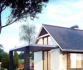 Дачный домокомплект из сип-панелей - модель 4