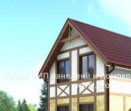 Дачный домокомплект из сип-панелей - модель 3