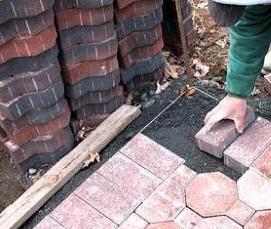 Декоративная тротуарная плитка - тип 1