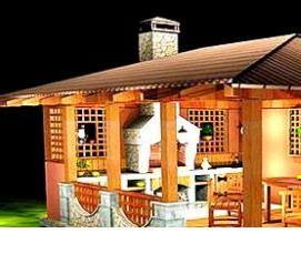 Декоративные деревянные беседки - вариант 2