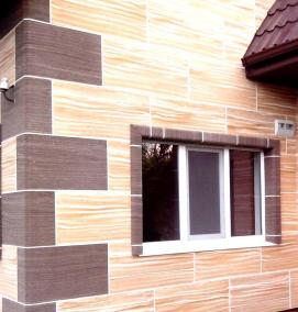 Декоративные фасадные панели - модель 1