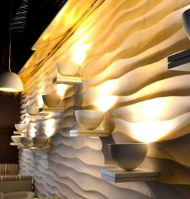 Декоративные гипсовые панели для внутренней отделки стен - вариант 2