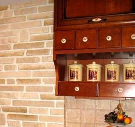 Декоративные гипсовые панели под кирпич - вариант 3