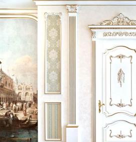 Декоративные наличники на двери межкомнатные - тип 3