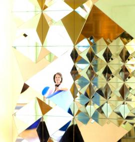 Декоративные зеркальные панели - модель 1