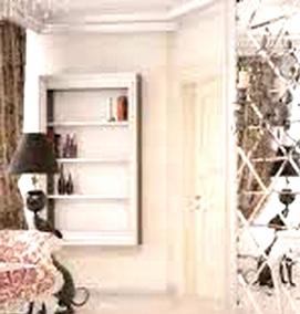 Декоративные зеркальные панели - модель 4