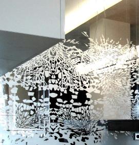 Декоративные зеркальные панели - модель 3