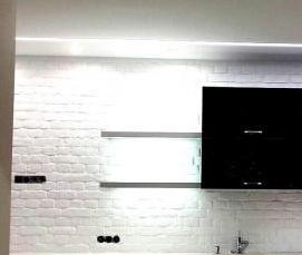 Декоративный кирпич белого цвета - модель 3