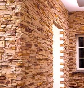 Декоративный облицовочный камень для внутренней отделки - модель 1