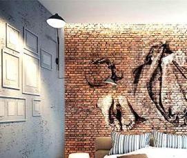 Декоративный пластиковый кирпич для внутренней отделки - тип 1