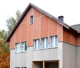 Декоративный плоский шифер для фасада - модель 4