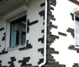 Декоративный плоский шифер для фасада - модель 3