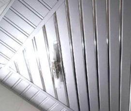 Декоративный реечный потолок - тип 1