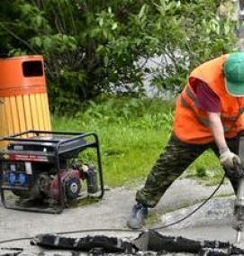 Демонтаж асфальта - модель 1