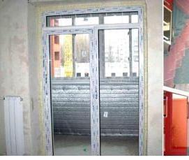 Демонтаж балконного окна - тип 4