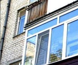 Демонтаж балконной рамы - тип 1