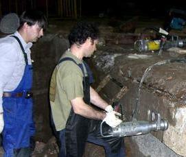 Демонтаж бетонного основания - модель 1