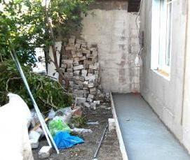 Демонтаж бетонной отмостки - тип 3