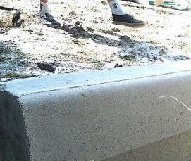 Демонтаж бордюра - модель 2