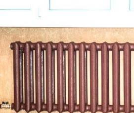 Демонтаж чугунного радиатора отопления - вариант 1