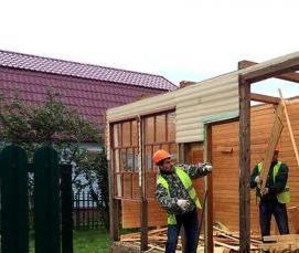 Демонтаж дачного дома и вывоз мусора - вариант 2