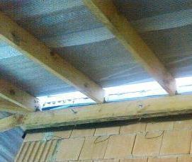 Демонтаж деревянных балок - модель 3