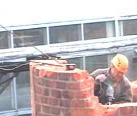 Демонтаж дымовых кирпичных труб - тип 1