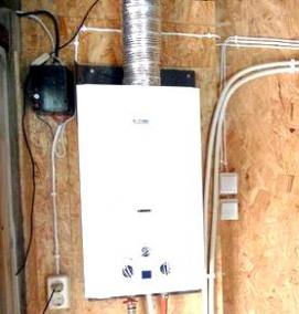 Демонтаж газовой колонки - тип 3