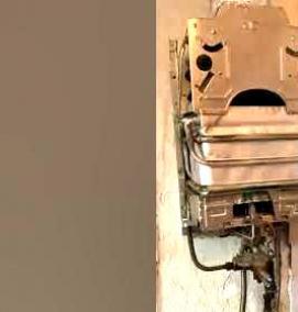 Демонтаж газовой колонки - тип 2