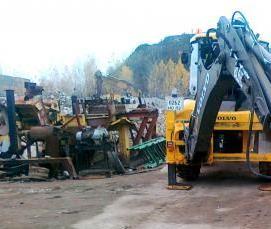 Демонтаж гидромолотом - тип 2