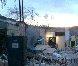 Демонтаж кирпичной перегородки - тип 1