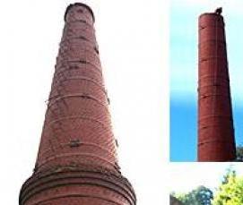 Демонтаж кирпичной трубы - тип 2