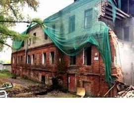 Демонтаж кирпичных зданий - вариант 2