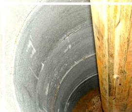 Демонтаж колец колодца - модель 2