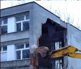 Демонтаж конструкций зданий - вариант 4