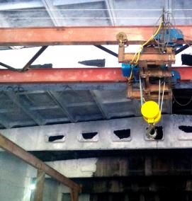 Демонтаж кран балки - модель 1