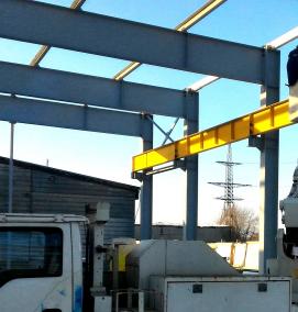 Демонтаж кран балки - модель 2